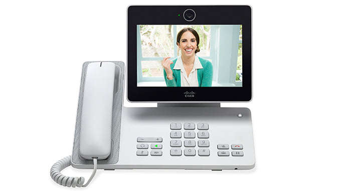 Cisco Desktop Collaboration Experience DX650 - Videofone IP - IEEE 802.11a/b/g/n (Wi-Fi) - SIP, RTCP, RTP, SRTP, SDP - branco