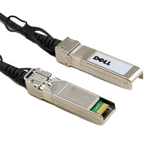 Dell - Direct Attach Cable - SFP+ to SFP+ - 1m - Dual Axial - for Dell M8428-k, PowerEdge FC430, FC630, FC830, R220, R420xr, R920, T130, T430, T630