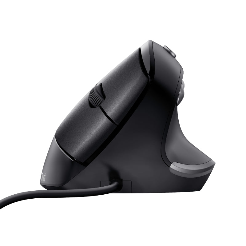 TRUST Bayo Ergonomic Wired Mouse Black - 24635 (24635)