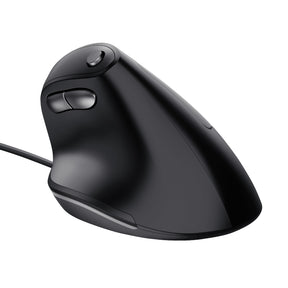 TRUST Bayo Ergonomic Wired Mouse Black - 24635 (24635)