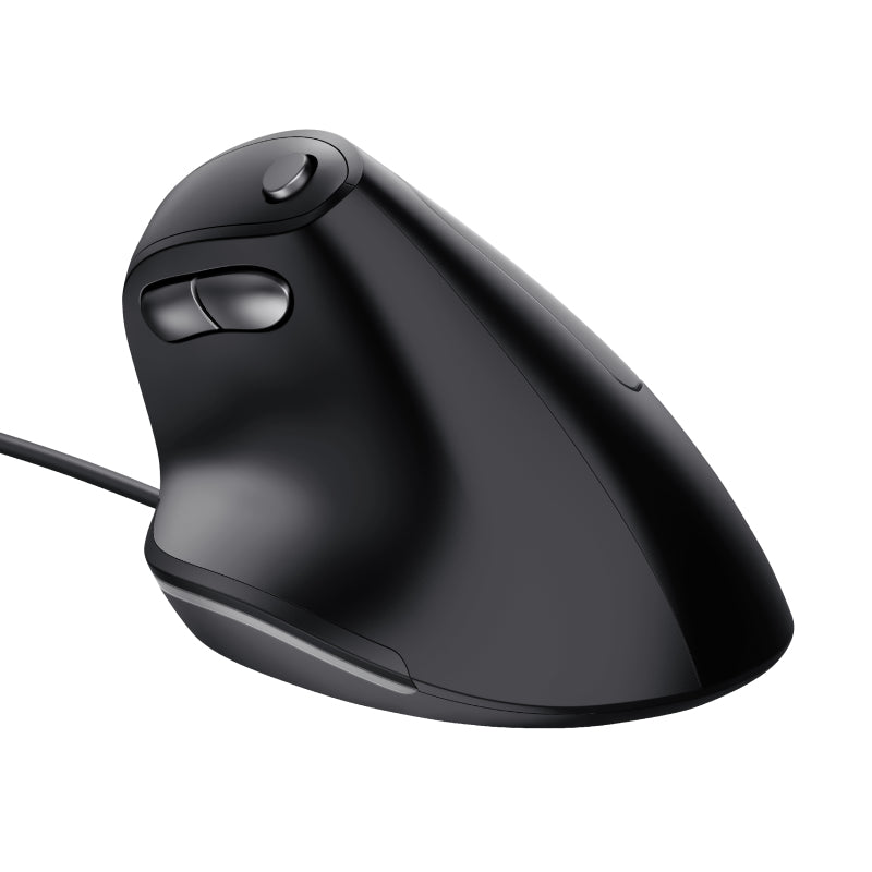 TRUST Bayo Ergonomic Wired Mouse Black - 24635 (24635)