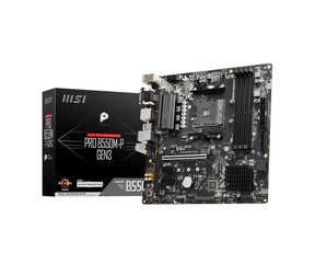 MB MSI PRO B550M-P GEN3 SKT AM4 4xDDR4 VGA/HDMI/DP mATX (911-7D95-002)