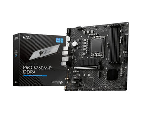 MB MSI PRO B760M-P DDR4 SKT 1700 4xDDR4 VGA/HDMI/DP mATX (911-7E02-006)