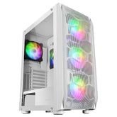 BOX MARS GAMING MC-KX E-ATX XL CASE, 5X 12CM ARGB FAN + CONTROLLER,CPU FREEZER,GLASS,FRONT MESH,WH (MCKXW)