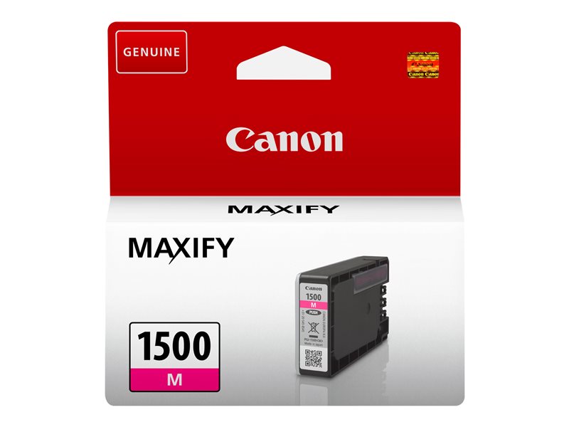 Canon PGI-1500M - 4.5 ml - magenta - original - ink tank - for MAXIFY MB2050, MB2150, MB2155, MB2350, MB2750, MB2755 (9230B001)