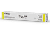 Canon 034 - Yellow - original - toner cartridge - for ImageCLASS MF810Cdn, MF820Cdn, imageRUNNER C1225, C1225iF