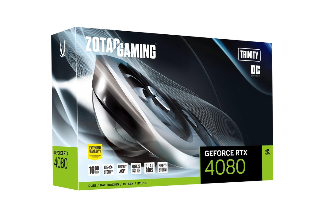 VGA ZOTAC GAMING RTX4080 TRINIDAD OC 16GB GDDR6X HDMI/3DP