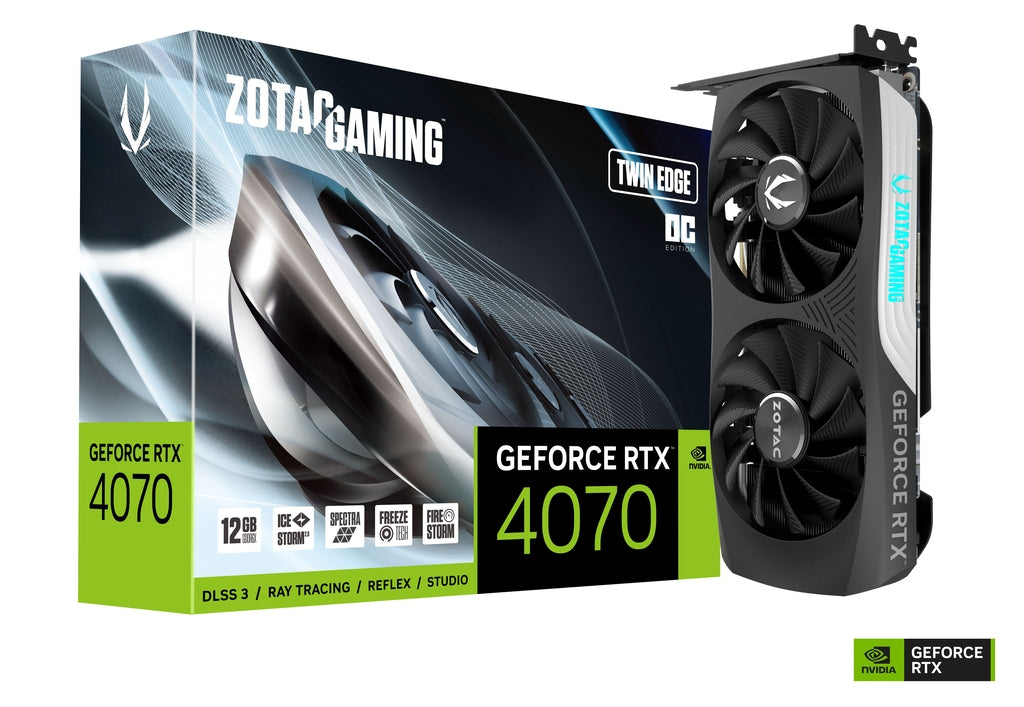 VGA ZOTAC GAMING RTX4070 TWIN EDGE OC 12GB GDDR6X HDMI/3DP