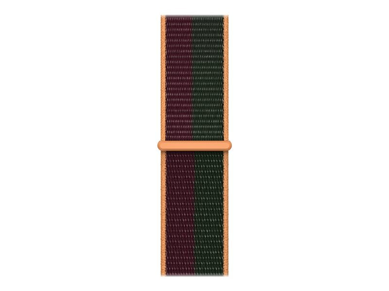 41mm Dark Cherry/Forest Green Sport Loop - Regular