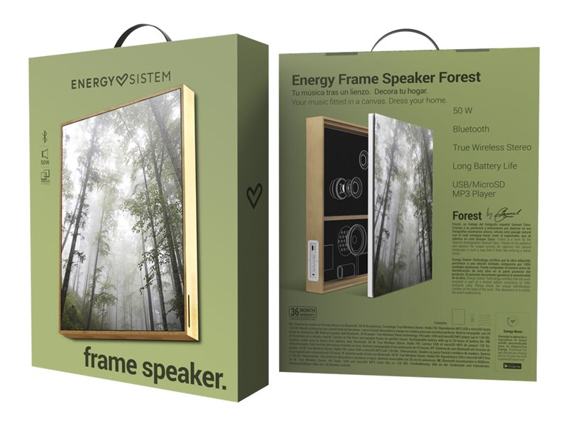 Energy Frame Forest - Altifalante - sem fios - Bluetooth - 50 Watt