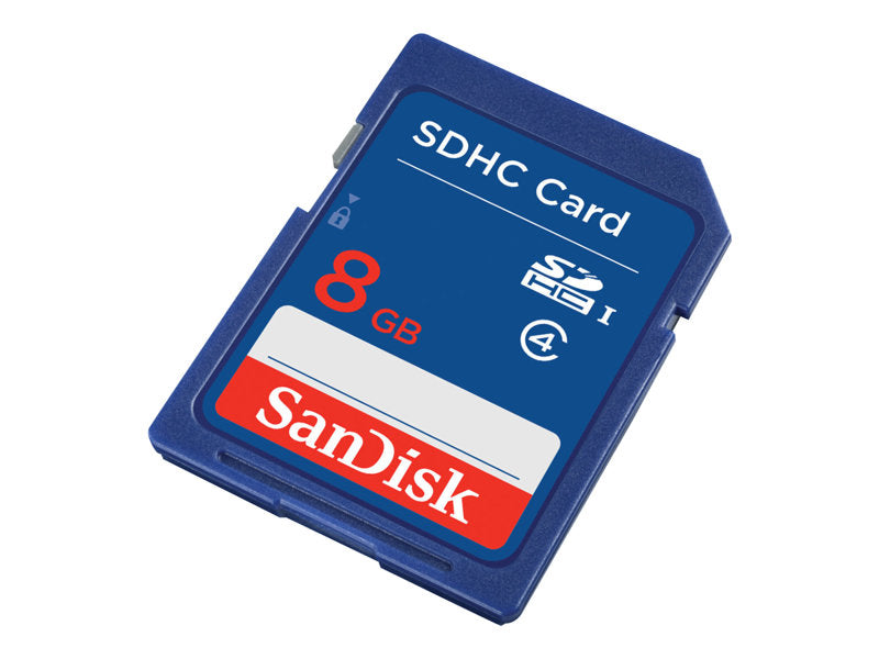 SanDisk Standard - Flash memory card - 8 GB - Class 4 - SDHC