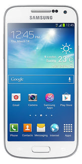 Samsung Galaxy S4 Mini - Smartphone 4G - RAM 1,5 GB / 8 GB - ranura microSD - pantalla OLED - 4,3" - 960 x 540 píxeles - cámara trasera 8 MP - cámara frontal 1,9 MP - blanco hielo