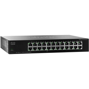 Cisco Small Business SG110-24HP - Switch - no management - 12 x 10/100/1000 (PoE) + 12 x 10/100/1000 + 2 x Gigabit SFP combo - rail mountable - PoE (100W)