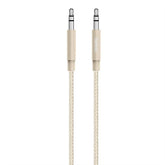 Belkin MIXIT Aux Cable - Audio Cable - Male Stereo Mini Port to Male Stereo Mini Port - 1.22m - Gold