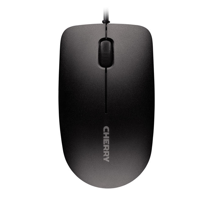 CHERRY MC 1000 - Mouse - right- and left-handed - optical - 3 buttons - with cable - USB - black