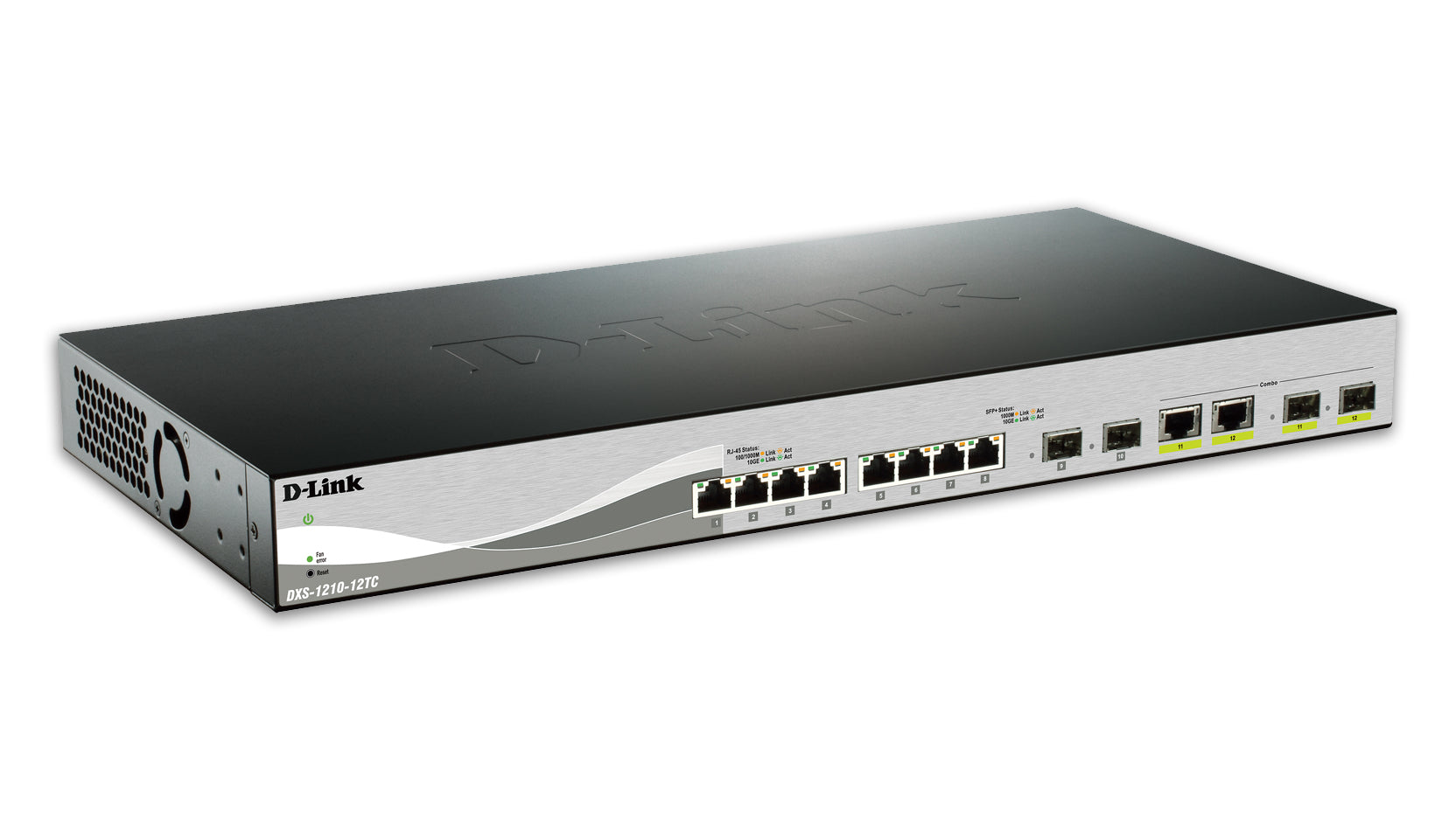 D-LINK SWITCH 12xPORT ( 8x10GIGA+ 2x10G SFP+ 2xSFP+ COMBO POR )