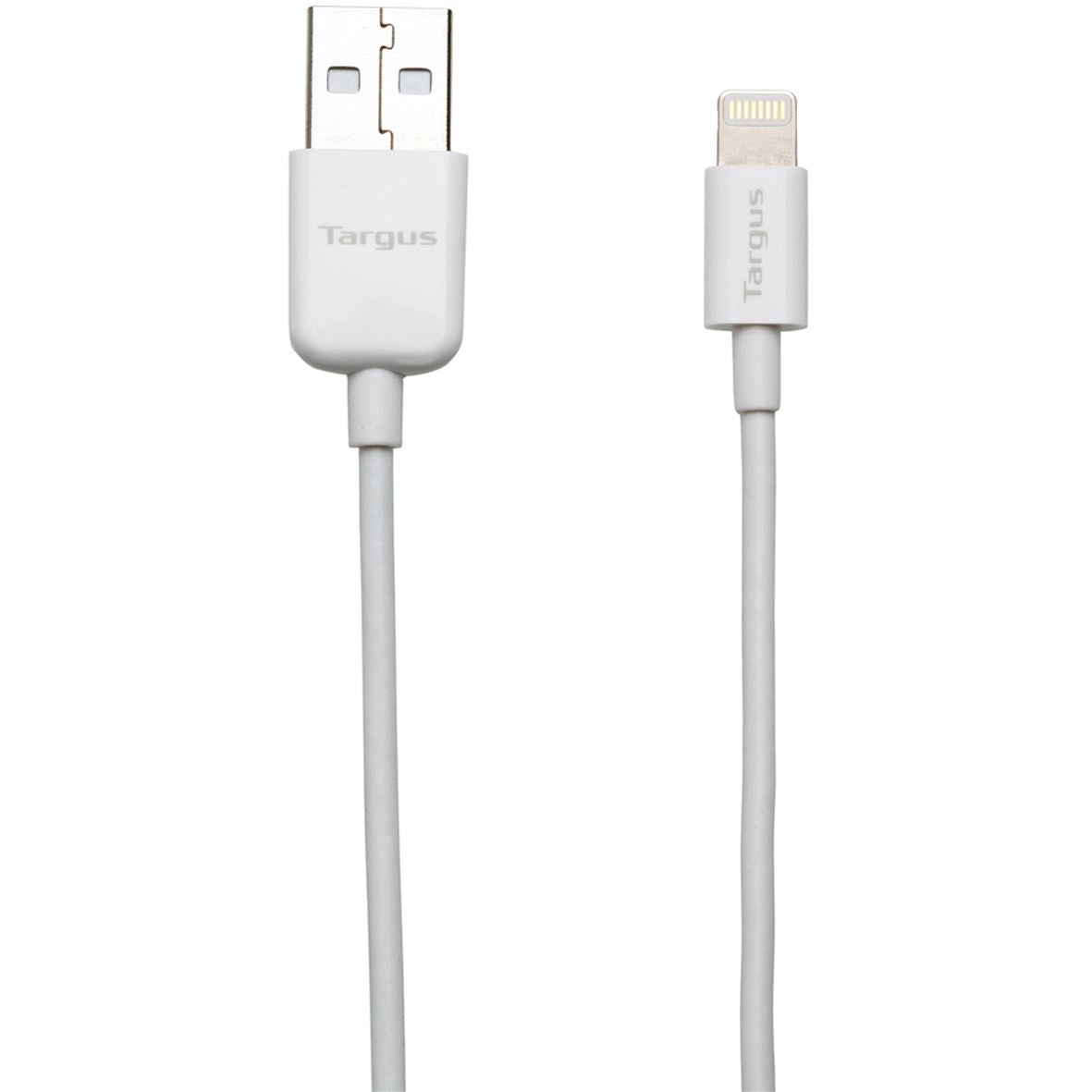 Targus - Lightning Cable - Lightning Male to USB Male - 1 m - White - for Apple iPad/iPhone/iPod (Lightning)