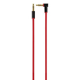 Beats - Audio Cable - Male Stereo Mini Port to Male Stereo Mini Port - Red - for iPhone 3GS, 4, 4S, 5, 5c, 5s, 6, 6 Plus, SE