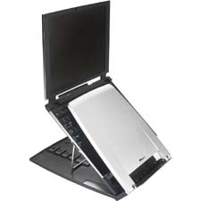 Targus Ergo M-Pro - Laptop stand - 17" - silver, dark gray