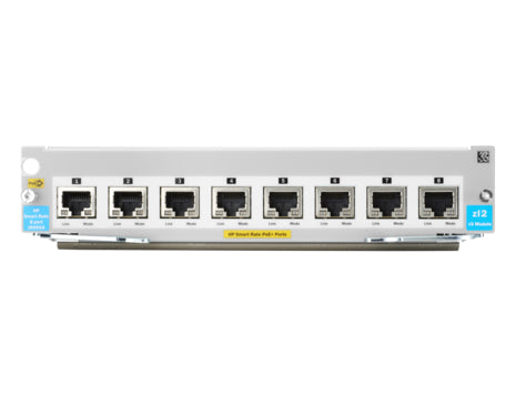 HPE - Módulo de expansión - 1/2,5/5/10GBase-T (PoE+) x 8 - para HPE Aruba 5406R, 5406R 16, 5406R 44, 5406R 8 puertos, 5406R zl2