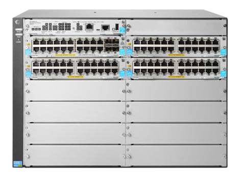 HPE Aruba 5412R 92GT PoE+ / 4SFP+ (en PSU) v3 zl2 - Conmutador - Administrado - 92 x 10/100/1000 (PoE+) + 4 x Gigabit SFP / 10 Gigabit SFP+ - Montaje en riel - PoE+