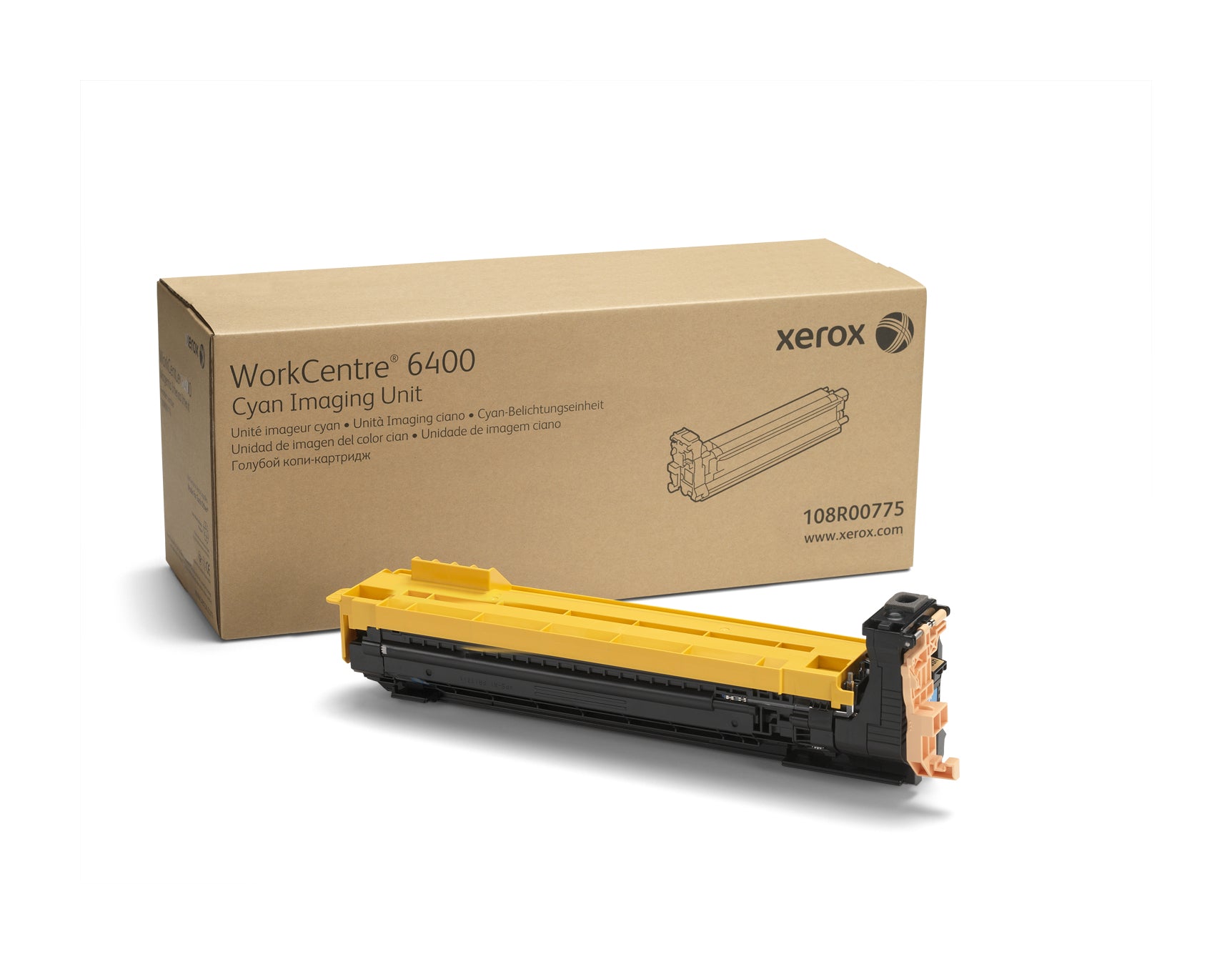 Xerox WorkCentre 6400 - Azul cyan - original - kit de tambor - para WorkCentre 6400, 6400/XFM, 6400S, 6400SFS, 6400X, 6400XF, 6400XM