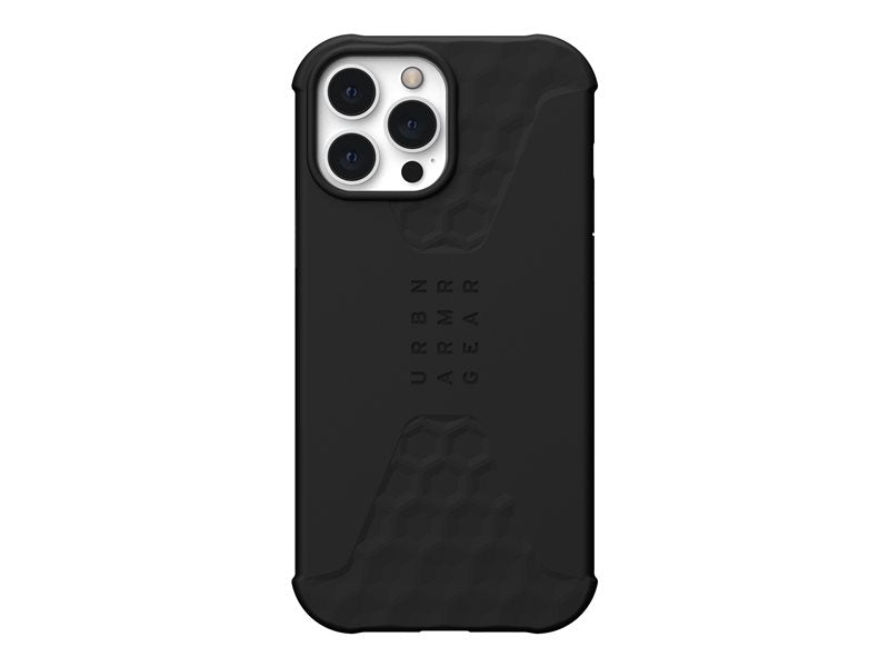 UAG Rugged Case for iPhone 13 Pro Max 5G [6.7-inch] - Standard Issue Black - Tampa posterior para telemóvel - silicone de toque suave - preto - 6.7" - para Apple iPhone 13 Pro Max