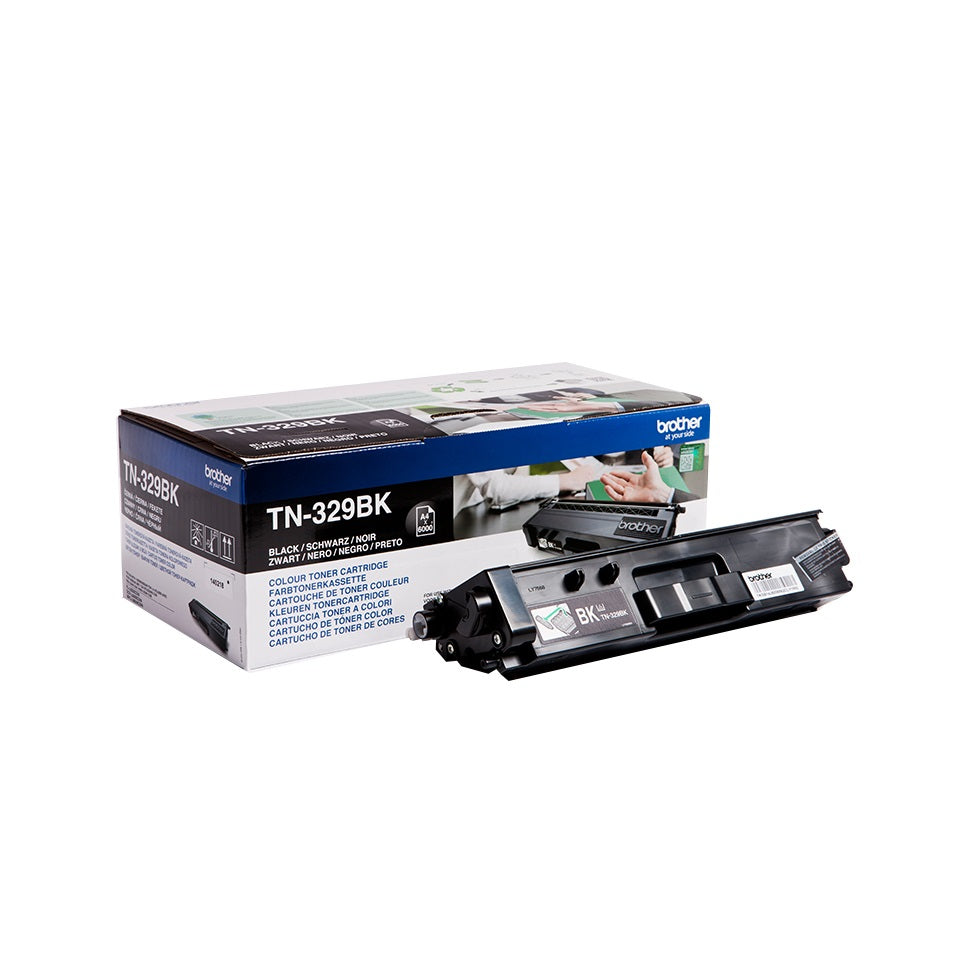 Brother TN329BKP - Preto - original - cartucho de toner - para Brother DCP-L8450CDW, HL-L8350CDW, HL-L8350CDWT, MFC-L8850CDW