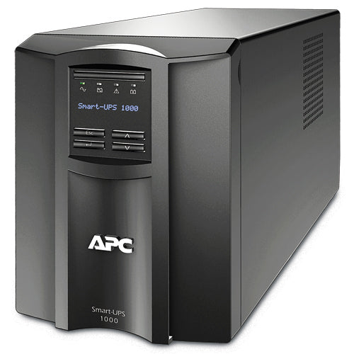 APC Smart-UPS 1000 LCD - UPS - AC 230 V - 700 Watt - 1000 VA - RS-232, USB - output connectors: 8 - black