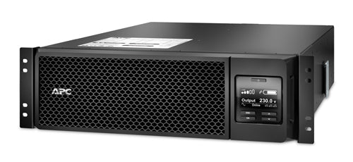 APC Smart-UPS SRT 5000VA RM - UPS (rack mountable) - AC 230 V - 4500 Watt - 5000 VA - Ethernet 10/100, USB - output connectors: 12 - 3U - black - for P/N: AR2487G, AR3100W , AR3103SP, AR3105SP, AR3105W, AR3106SP, AR3300W, AR3305W, NBWL0356A