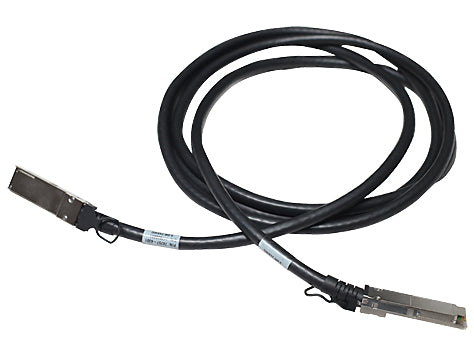 HPE X142 - Cabo de ligação directa 40GBase - QSFP+ para QSFP+ - 3 m - para HPE Aruba 2930M 24, 8325-32C, 8325-48Y8C, CX 8360-12C V2, 8360-16Y2C V2