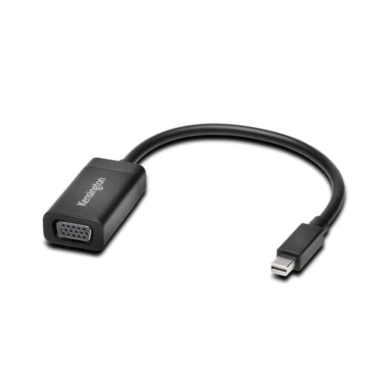 Kensington VM1000 Mini DisplayPort to VGA Adapter - Video Converter - DisplayPort - VGA - Black