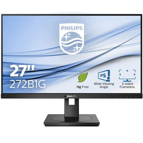 PHILIPS MONITOR LED IPS 27 FHD VGA DVI HDMI DP USB SPEAKERS FIT 272B1G/00