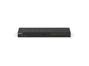 NETGEAR AV Line M4250-10G2F-PoE+ - Switch - L3 - Administrado - 10 x 10/100/1000 (8 PoE+) + 2 x Gigabit SFP - flujo de aire de lado a lado - montaje en riel - PoE+ (125 W)