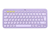 Logitech K380 Multi-Device Bluetooth Keyboard - Teclado - sem fios - Bluetooth 3.0 - QWERTY - Russo - lavender lemonade