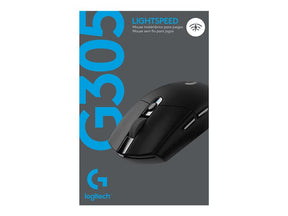 Logitech G G305 - Mouse - optical - 6 buttons - wireless - LIGHTSPEED - wireless USB receiver - black (910-005282)