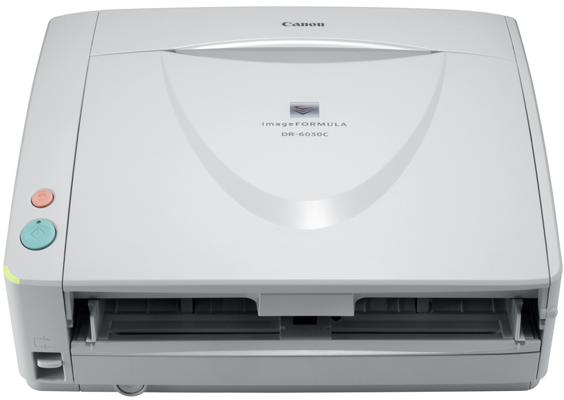 Canon imageFORMULA DR-6030C - Escaneador de documento - CMOS/CIS - Duplex - 300 x 432 mm - 600 ppp x 600 ppp - até 80 ppm (mono) / até 80 ppm (cor) - ADF (100 folhas) - até 10000 varreduras por dia - USB 2.0, SCSI