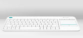 Logitech Wireless Touch Keyboard K400 Plus - Teclado - sem fios - 2.4 GHz - Inglês