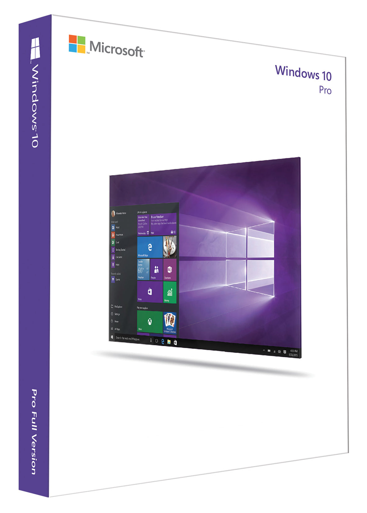 Windows 10 Pro - Licencia - 1 licencia - OEM - DVD - 64 bits - Inglés