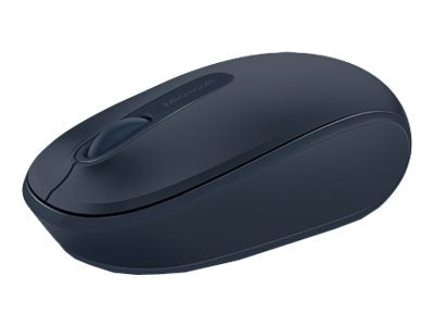 Microsoft Wireless Mobile Mouse 1850 - Mouse - right- and left-handed - optical - 3 buttons - wireless - 2.4 GHz - USB wireless receiver - wool blue (U7Z-00014)