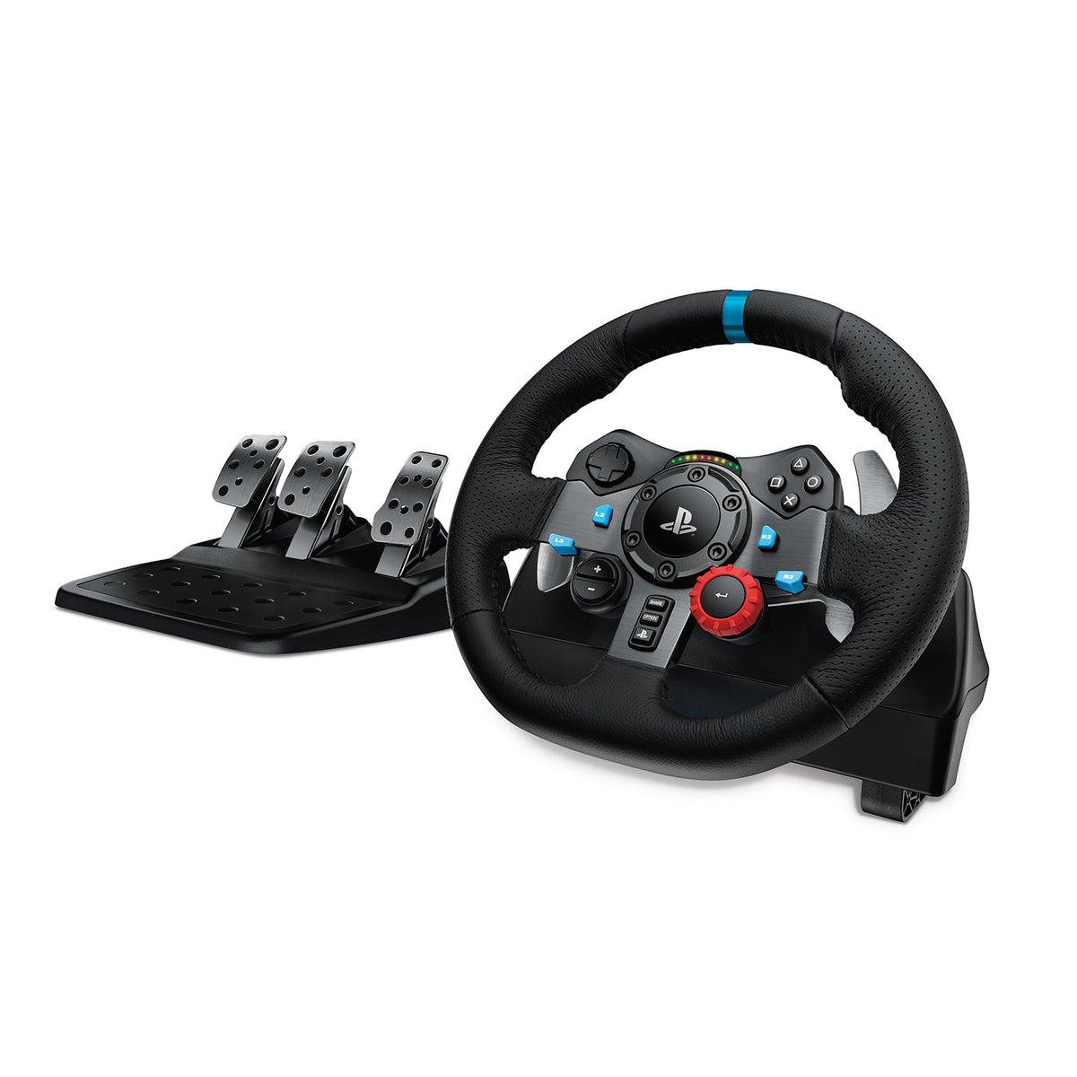 Logitech Driving Force G29 - Steering wheel and pedals set - with cable - for Sony PlayStation 3, Sony PlayStation 4