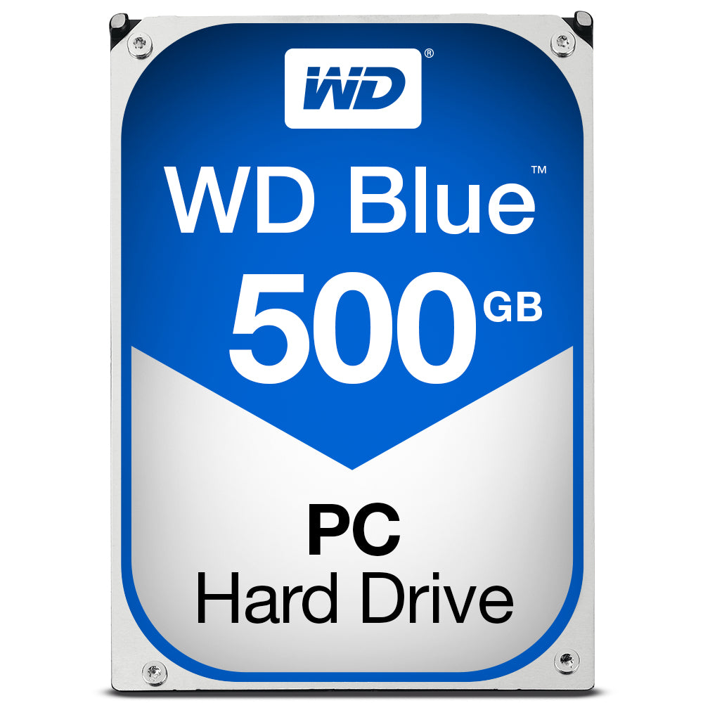 WD Blue - Disco rígido - 500 GB - interna - 3.5" - SATA 6Gb/s - 5400 rpm - buffer: 64 MB