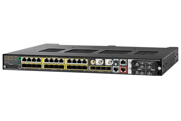 Cisco Industrial Ethernet serie 5000 - Conmutador - Administrado - 4 x 1 Gigabit / 10 Gigabit SFP+ + 12 x Fast Ethernet/Gigabit SFP + 12 x 10/100/1000 (PoE+) - Montaje en riel - PoE+ - Cumple con TAA