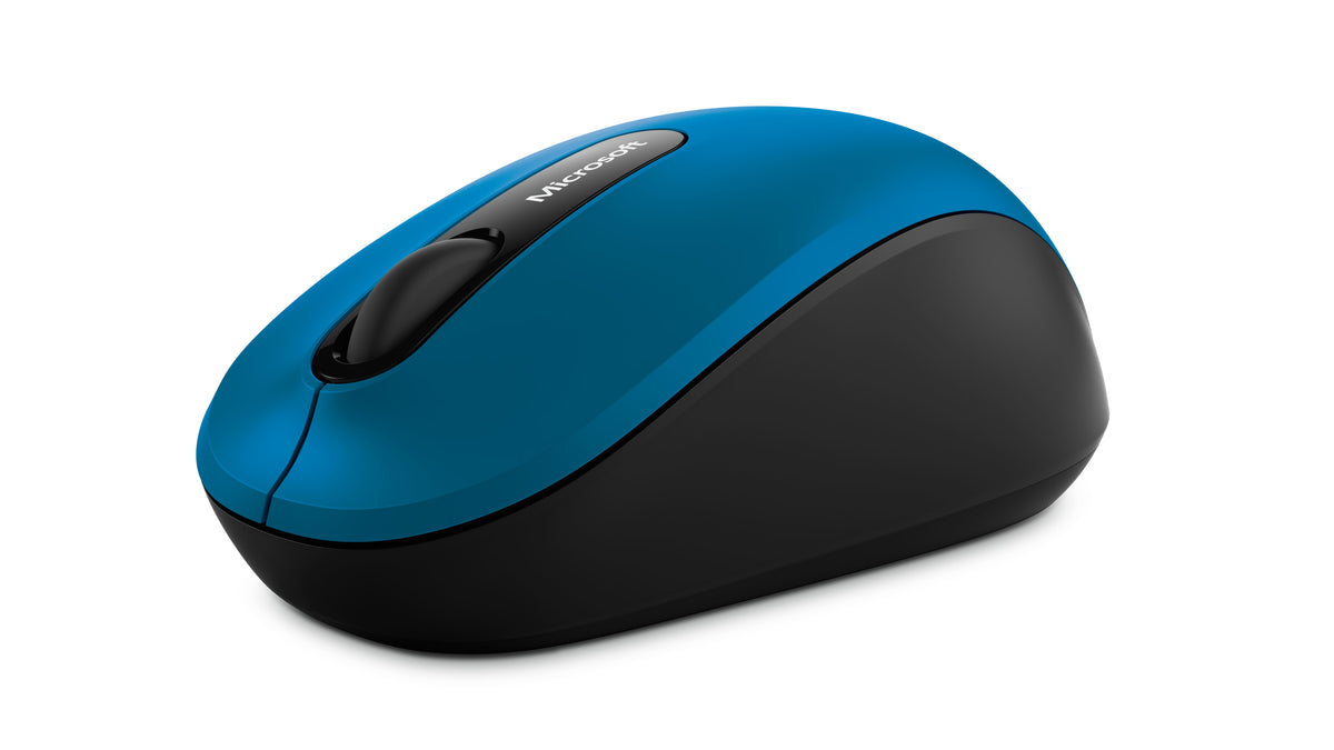 Microsoft Bluetooth Mobile Mouse 3600 - Rato - destros e canhotos - óptico - 3 botões - sem fios - Bluetooth 4.0 - azul