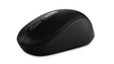 Microsoft Bluetooth Mobile Mouse 3600 - Ratón - para diestros y zurdos - óptico - 3 botones - inalámbrico - Bluetooth 4.0 - negro