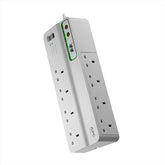 APC SurgeArrest Performance - Surge Protector - AC 230 V - Output Connectors: 8 - UK - White