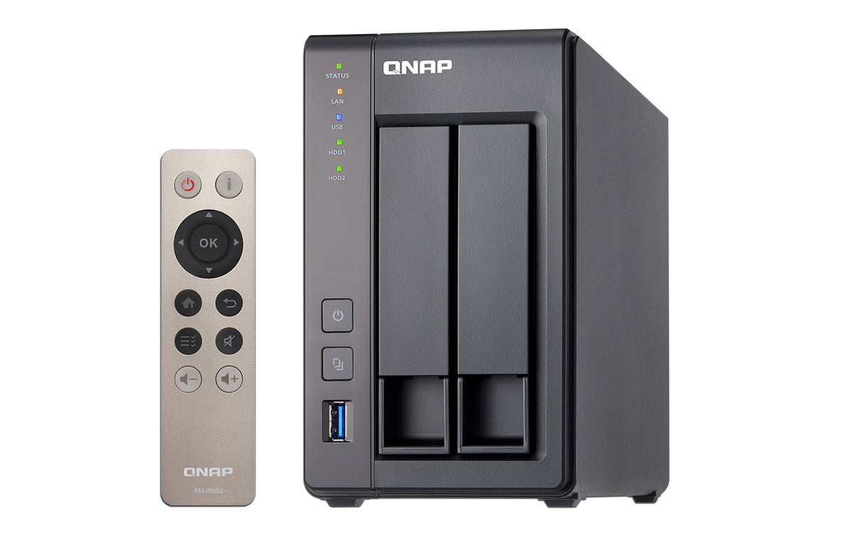 QNAP NAS TORRE 2xSATA 6 INTEL CEL 2.0 GHz QCORE 2GB TS-251+