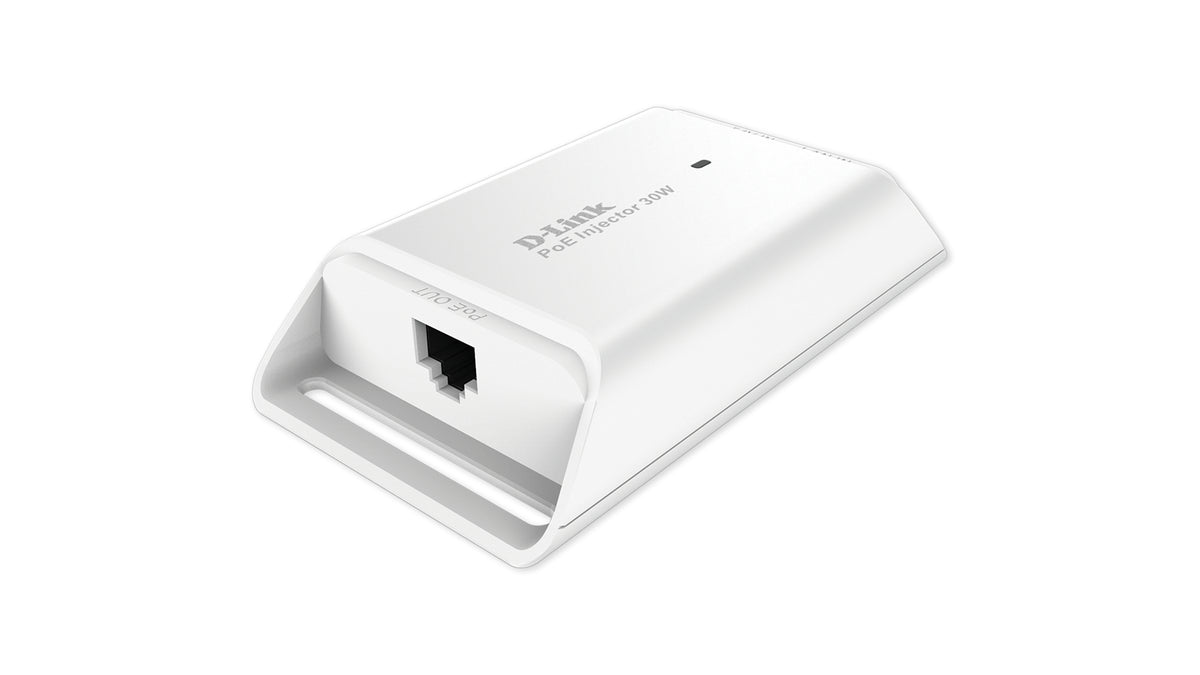 D-LINK POE+ POWER INJECTOR 1x1000 30W 55VDC (802.3at/802.3af)