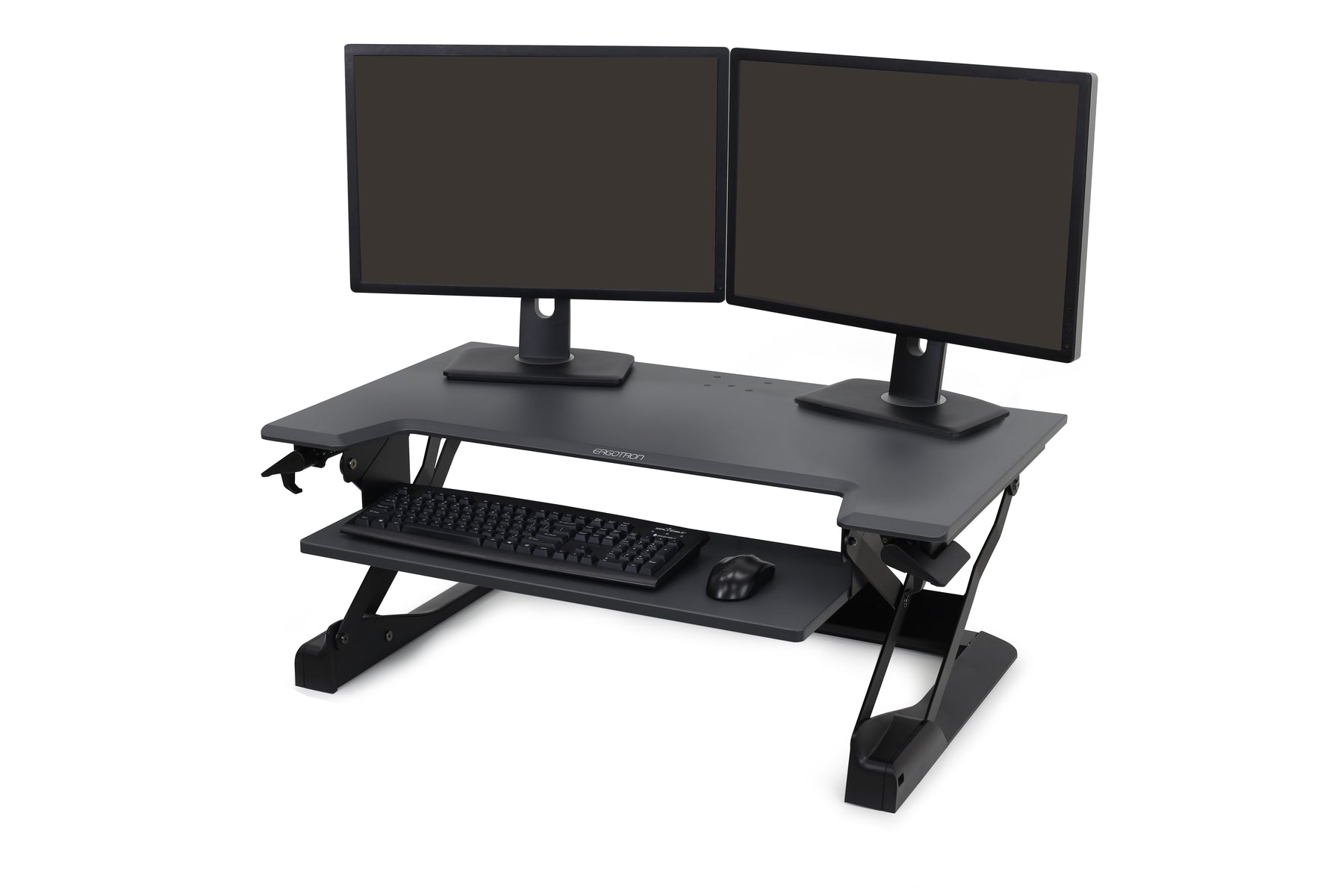 Ergotron WorkFit-TL - Standing Desktop Converter - Gray - Black Base