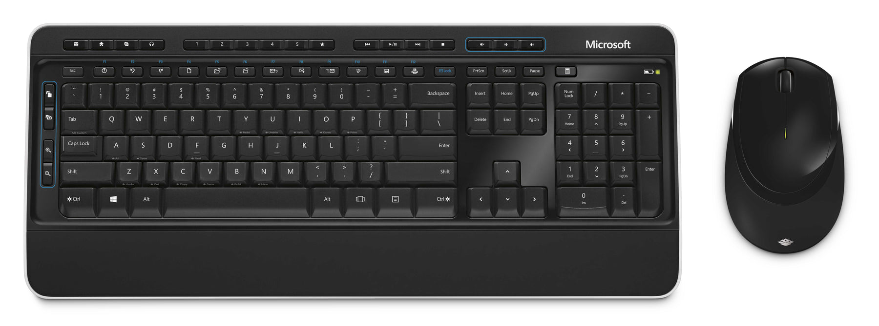 Microsoft Wireless Desktop 3050 - Combinación de teclado y ratón - Inalámbrico - 2,4 GHz - Inglés